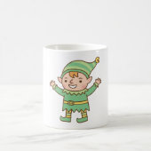 Niedlich Jolly Elf Doodle Kaffeetasse (Mittel)