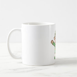 Niedlich Jolly Elf Doodle Kaffeetasse