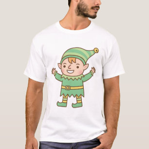 Niedlich Jolly Elf Doodle T-Shirt