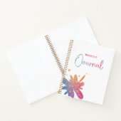 Niedlich Journal Glitzer Spritzer Notebook Notizblock (Innenseite)