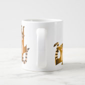 Niedlich Joyful Cartoon Coatimundis Jumbo-Tasse (Rückseite)