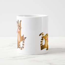 Niedlich Joyful Cartoon Coatimundis Jumbo-Tasse