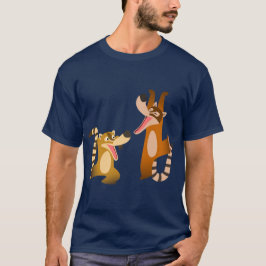 Niedlich Joyful Cartoon Coatimundis T - Shirt
