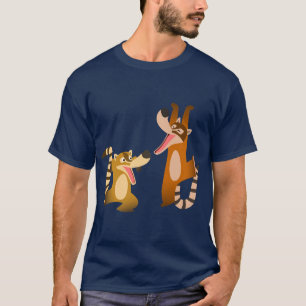 Niedlich Joyful Cartoon Coatimundis T - Shirt