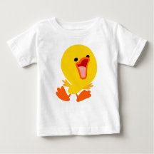 Niedlich Joyous Cartoon Duckling Baby T - Shirt