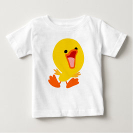 Niedlich Joyous Cartoon Duckling Baby T - Shirt