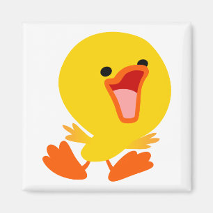 Niedlich Joyous Cartoon Duckling Magnet