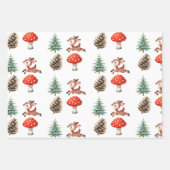 Niedlich Jumping Baby Rentier Pattern Weihnachten Geschenkpapier Set (Vorderseite 3)