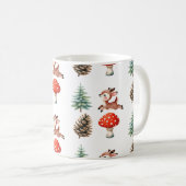 Niedlich Jumping Baby Rentier Weihnachtsmuster Kaffeetasse (VorderseiteRechts)