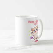 Niedlich Jumping Cat Tasse (VorderseiteRechts)