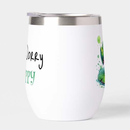 Niedlich Jumping Frog Whimsical Ai Art (Rechts)