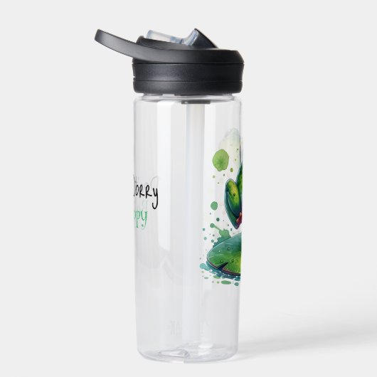 Niedlich Jumping Frog Whimsical Ai Art Trinkflasche (Rechts)
