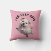 Niedlich Jumping Puppy Kissen (Rückseite)