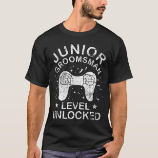 Niedlich Junior Trauzeuge Gaming Wedding Party Jr  T-Shirt