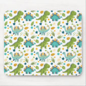 Niedlich Jurassic Dinosaur Muster Mousepad (Vorne)