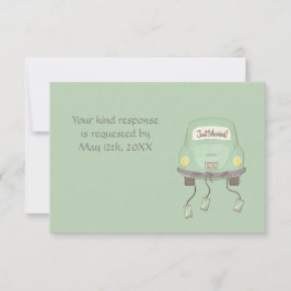 Niedlich Just Married Wedding RSVP Einladung