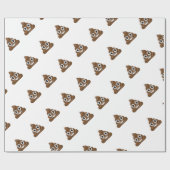 Niedlich kacken Sie Emoji Geschenkpapier (Flach)