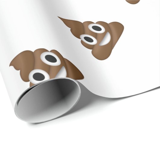 Niedlich kacken Sie Emoji Geschenkpapier (Rolleneckpunkt)