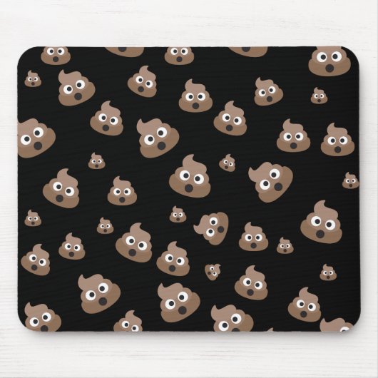 Niedlich kacken Sie Emoji Muster Mousepad (Vorne)