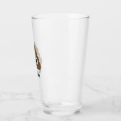 Niedlich kacken Sie Emoji personalisierten Glas (Links)