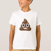 Niedlich kacken Sie Emoji T-Shirt (Vorderseite)