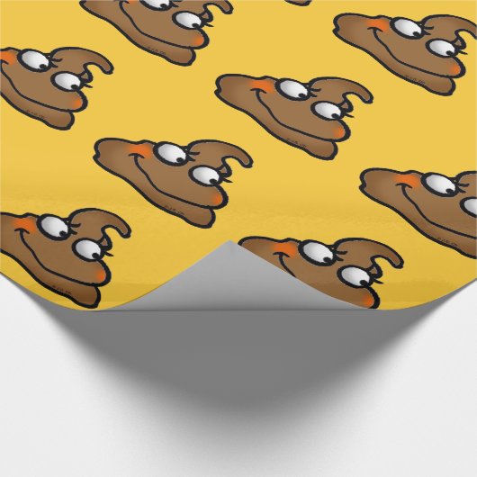 niedlich kacken Sie Geschenkpapier (Ecke)