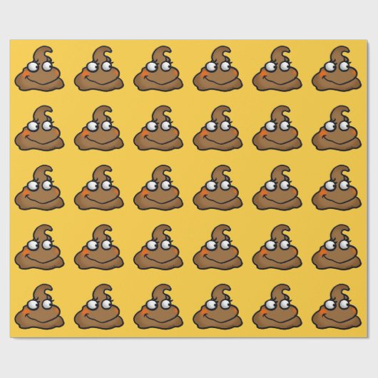 niedlich kacken Sie Geschenkpapier (Flach)