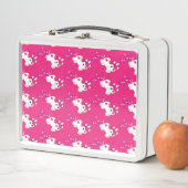 Niedlich Kackend Girl Unicorn Metall Brotdose (Beispiel)