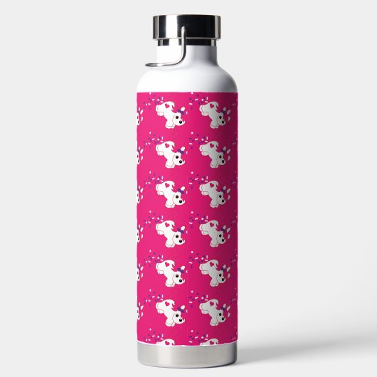 Niedlich Kackend Rosa Einhorn Trinkflasche (Rechts)