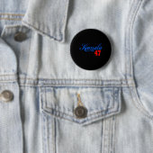 Niedlich Kamala Harris 47 Präsident USA Amerika 20 Button (Beispiel)
