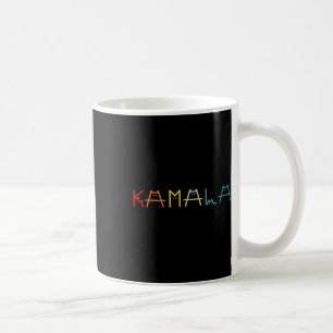 Niedlich Kamala Harris Cat Vintage Schrift Positiv Kaffeetasse