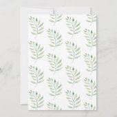 Niedlich Kangaroo Elegant Baby Dusche Einladung (Rückseite)