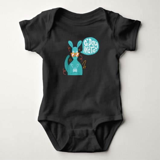 Niedlich Kangaroo GDay Mate | T-Shirt für Australi Baby Strampler (Vorderseite)