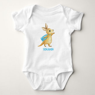 Niedlich Kangaroo - individueller Baby Name Jumpsu Baby Strampler
