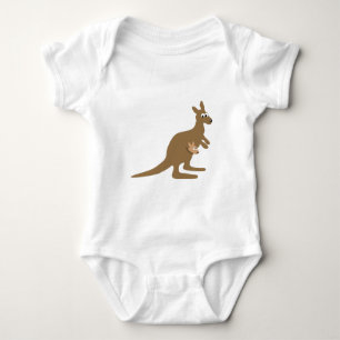 Niedlich Kangaroo und Joey Baby Strampler