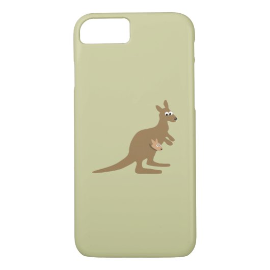 Niedlich Kangaroo und Joey Case-Mate iPhone Hülle (Rückseite)