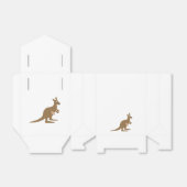 Niedlich Kangaroo und Joey Geschenkschachtel (Ungefaltet)