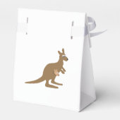 Niedlich Kangaroo und Joey Geschenkschachtel (Rückseite)
