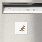Niedlich Kangaroo und Joey Magnet (In Situ (Geschirrspüler))