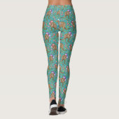 Niedlich Kangaroo Weihnachten Leggings (Rückseite)