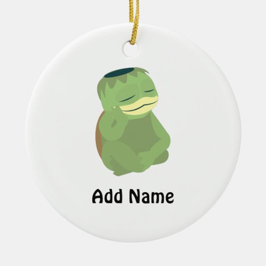 Niedlich Kappa Keramik Ornament (Vorne)