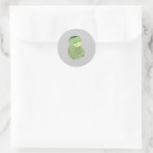 Niedlich Kappa Runder Aufkleber (Tasche)