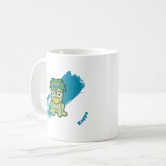 Niedlich Kappa Yokai Kaffeetasse (Vorderseite Links)