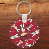 Niedlich Karate Boy Schlüsselanhänger (Vorderseite)