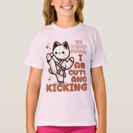 Niedlich Karate Cat T-Shirt