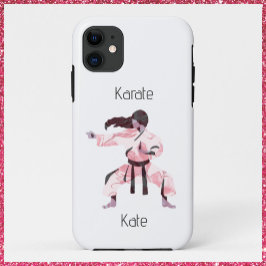 Niedlich Karate Girl Martial Arts Case-Mate iPhone Hülle