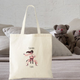 Niedlich Karate Girl Martial Arts Tragetasche