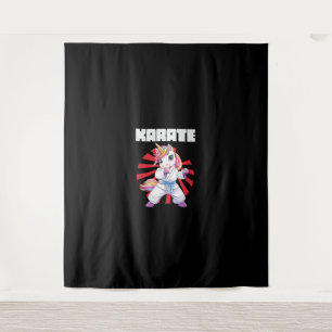 Niedlich Karate Unicorn MIXED MARTIAL ARTS Tank To Wandteppich