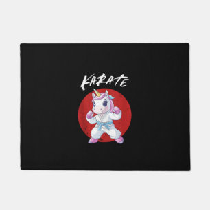 Niedlich Karate Unicorn Tank Top Fußmatte