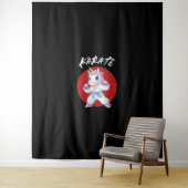 Niedlich Karate Unicorn Tank Top Wandteppich (Beispiel)